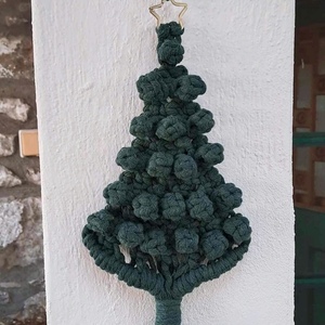 Μακράμε Χριστούγεννιατικο δέντρο - νήμα - 3