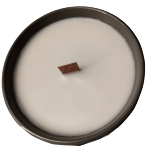 Αρωματικό κερί σόγιας σε γκρι ανάγλυφο μπολ - αρωματικά κεριά - 4