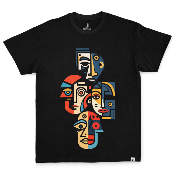 COLORFUL FACES 1 - t-shirt, unisex gifts, 100% βαμβακερό
