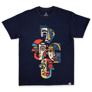 COLORFUL FACES 1 - t-shirt, unisex gifts, 100% βαμβακερό - 3
