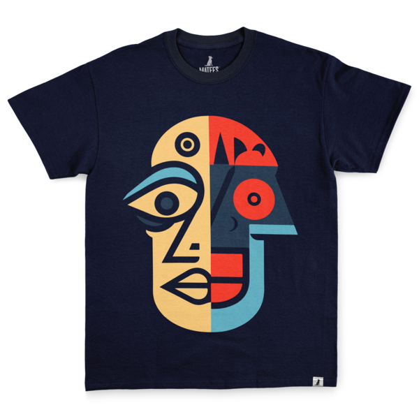 COLORFUL FACES 2 - t-shirt, unisex gifts, 100% βαμβακερό - 3