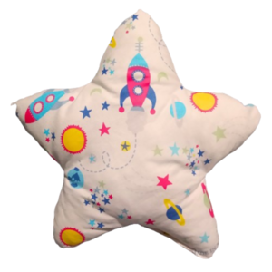 Μαξιλάρι αστέρι με θέμα το διάστημα ( 28 χ 28 εκ.) - αγόρι, αστέρι, δώρο, δώρα για παιδιά, διάστημα