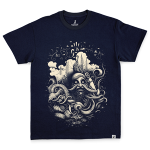 PIRATE WAVES - t-shirt, unisex gifts, 100% βαμβακερό - 3