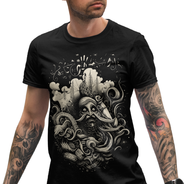 PIRATE WAVES - t-shirt, unisex gifts, 100% βαμβακερό - 2