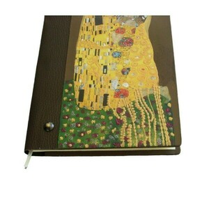 Χειροποίητο Ξύλινο Σημειωματάριο, ΦΙΛΙ του Klimt - χειροποίητα, τετράδια & σημειωματάρια - 2
