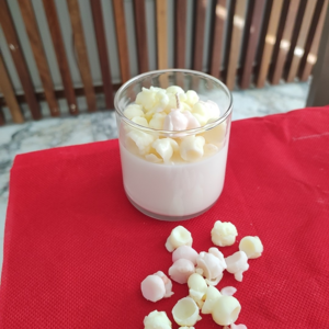 Pop corn candle - αρωματικά κεριά, vegan κεριά - 2