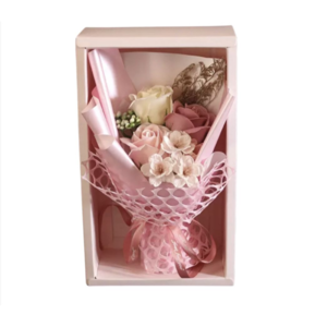 Mini ροζ ανθοδέσμη - χαρτί, τριαντάφυλλο, διακοσμητικά, αγ. βαλεντίνου