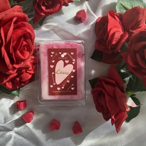 Heart melts - κερί, αρωματικά κεριά, soy wax, wax melt liners - 3