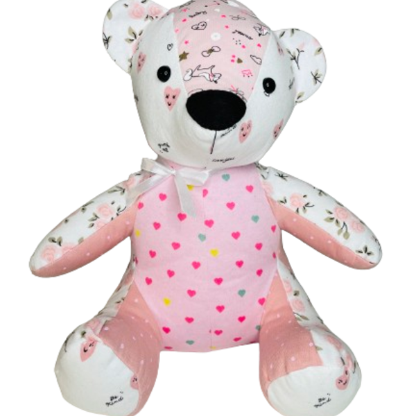 Memory Bear - Αρκουδάκι ενθύμιο από ρουχαλάκια - κορίτσι, αγόρι, λούτρινα - 2