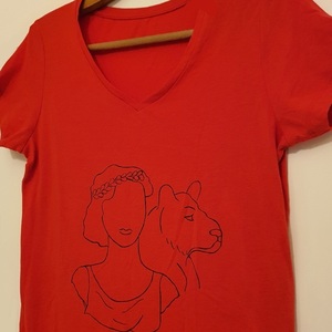 T-Shirt Ζωγραφισμένο στο χέρι Εξατομικευμένο Σχέδιο Simple - t-shirt, unisex