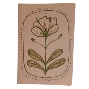 Flowers | Craft Σημειωματάρια ζωγραφισμένα στο χερί - τετράδια & σημειωματάρια - 2