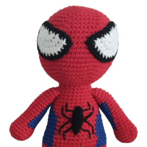 Πλεκτό κουκλάκι άνθρωπος αράχνη - παιχνίδια, amigurumi, δώρο γεννεθλίων, πλεχτή κούκλα - 2