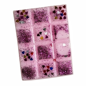 Δώρο Αγίου Βαλεντίνου σοκολάτα wax melt για καυστήρα ελαίων ροζ με αφροδισιακό άρωμα 10×7,5cm - κερί, αρωματικά κεριά, αγ. βαλεντίνου, κεριά & κηροπήγια