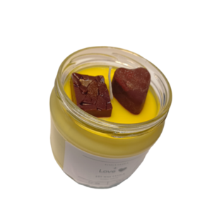 Κερί σόγιας chocolate hearts - αρωματικά κεριά, κεριά σε βαζάκια, δωρο για επέτειο, δώρο γεννεθλίων, vegan κεριά - 3