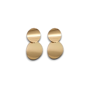 Double circles earings σκουλαρίκια διπλά κρικάκια σε χρυσό - ασήμι, ορείχαλκος, ασήμι 925, boho, πέρλες