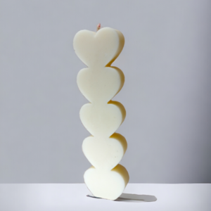 Αρωματικό κερί σόγιας - καρδιές - κερί, αρωματικά κεριά, αγ. βαλεντίνου, 100% φυτικό, δωρο για επέτειο