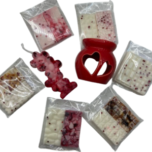 Valentine’s combo kit - κερί, αρωματικά κεριά