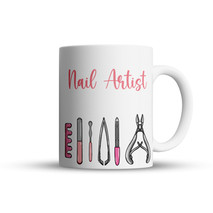 Κούπα για τεχνίτρια νυχιών nail artist - πορσελάνη, κούπες & φλυτζάνια, δώρο έκπληξη, προσωποποιημένα - 2