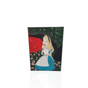 Καμβάς Alice in Wonrdeland 23,7 x 17,5cm. - πίνακες & κάδρα, καμβάς, πίνακες ζωγραφικής
