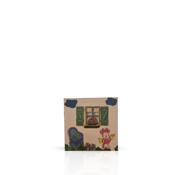Καμβάς Minnie 20 x 19,8cm. - ζωγραφισμένα στο χέρι, πίνακες & κάδρα, καμβάς