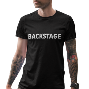 BACKSTAGE - t-shirt, unisex gifts, 100% βαμβακερό - 2