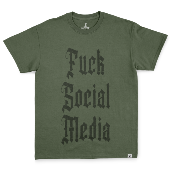 F*** SOCIAL MEDIA - t-shirt, unisex gifts, 100% βαμβακερό - 3
