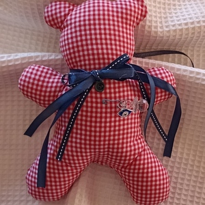 Αρκουδάκι με καρφίτσα για νεογέννητο - αγόρι, αρκουδάκι, βρεφικά, γούρια - 2
