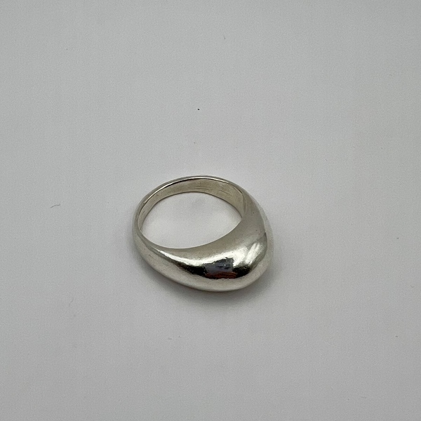 Silver Dome δαχτυλίδι ασήμι 925 μοναδικό μεγεθος 59 - ασήμι 925, γεωμετρικά σχέδια, σταθερά