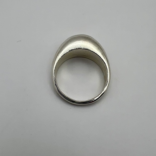 Silver Dome δαχτυλίδι ασήμι 925 μοναδικό μεγεθος 59 - ασήμι 925, γεωμετρικά σχέδια, σταθερά - 4