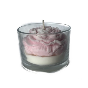 Peony soy candle /200gr - αρωματικά κεριά, ανοιξιάτικα λουλούδια, vegan κεριά