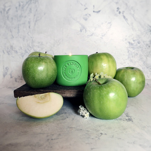 Κερί σόγιας Green Apple Harvest | 200ml - αρωματικά κεριά, αρωματικό, waxmelts - 3