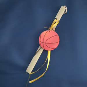 Λαμπάδα πλακέ αρωματική μπαλα μπάσκετ - λαμπάδες, για παιδιά, για ενήλικες, για εφήβους, σπορ και ομάδες - 2