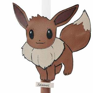 Λαμπάδα Pokemon Eevee - αγόρι, λαμπάδες, για παιδιά, ζωάκια, προσωποποιημένα - 2