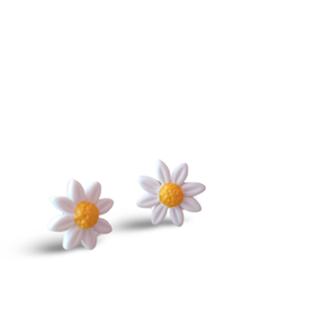 Μαργαρίτες - λευκές - πηλός, λουλούδι, ατσάλι, φθηνά