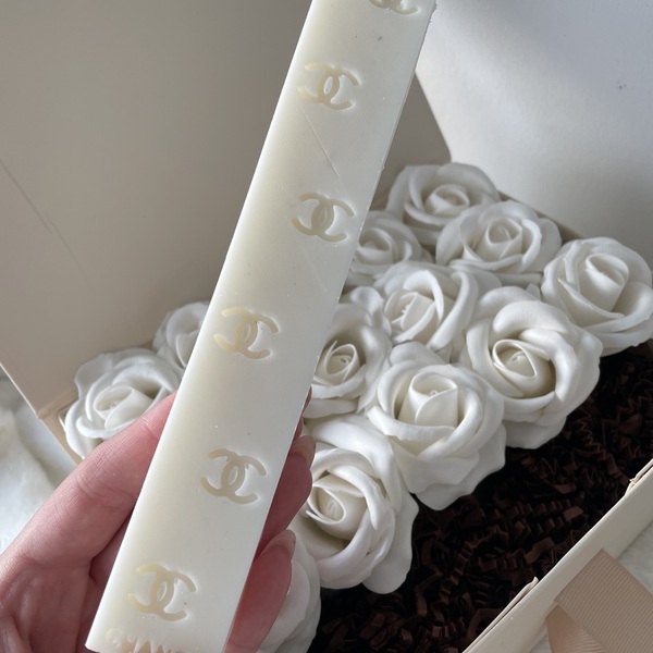 Λαμπάδα LV / COCO σε κουτί Forever Rose - κορίτσι, λουλούδια, λαμπάδες, για ενήλικες, για εφήβους - 5