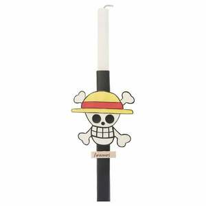 Λαμπάδα One Piece Scull - αγόρι, λαμπάδες, για παιδιά, ήρωες κινουμένων σχεδίων, προσωποποιημένα - 3