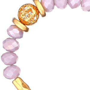 Βραχιόλι με κρύσταλλο και στοιχείο Filligree| The Gem Stories Jewelry - ασήμι, ημιπολύτιμες πέτρες, επιχρυσωμένα, χεριού, αυξομειούμενα - 2