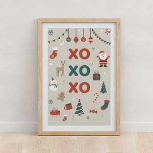 A4 Αφίσα | Χριστουγεννιάτικο Πόστερ | Χριστούγεννα, Άγιος Βασίλης, Χειμώνας | Πόστερ Ελληνικά | Πόστερ για παιδικό δωμάτιο | Αγόρι - Κορίτσι - κορίτσι, αγόρι, αφίσες - 5