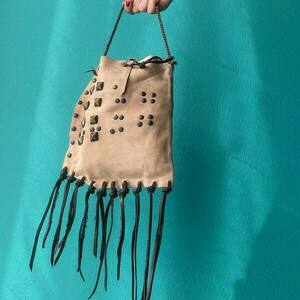 Mini hand bag - δέρμα, πουγκί, all day, χειρός, βραδινές