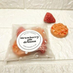 Strawberry Pie Dreams Άρωμα Strawberry Pie 4 Τεμάχια 30γρ. Wax Melts από 100% Κερί Σόγιας Χειροποίητα - αρωματικά κεριά, αρωματικό χώρου, κερί σόγιας, αρωματικά έλαια, waxmelts - 5