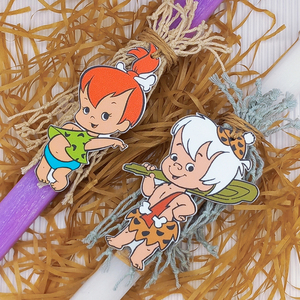 "Σταλίτσα & Μπαμ-Μπαμ" - λαμπάδες, ζευγάρια, για ενήλικες, για εφήβους, ήρωες κινουμένων σχεδίων