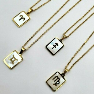 Astro necklace - χρυσό, ατσάλι - 2