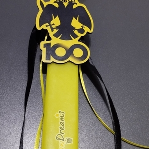 Κίτρινη αρωματική λαμπάδα 35εκ., 100 χρόνια ΑΕΚ - λαμπάδες, για παιδιά, για ενήλικες, για εφήβους, σπορ και ομάδες - 2
