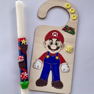 Λαμπαδα super Mario - αγόρι, λαμπάδες, για παιδιά, ήρωες κινουμένων σχεδίων