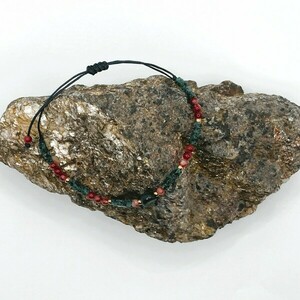 Βραχιόλι με νεφρίτη - ημιπολύτιμες πέτρες, πέτρα, χειροποίητα, αυξομειούμενα - 3
