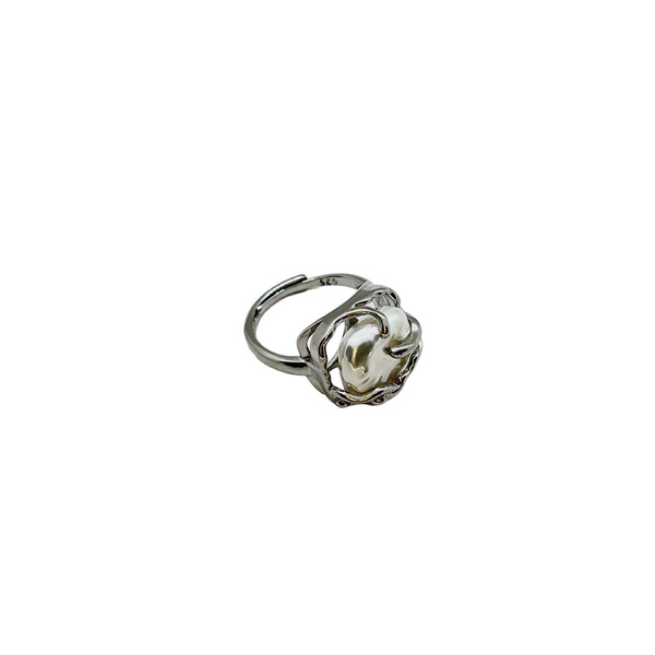Δαχτυλίδι ασήμι 925 με λευκή πέτρα. - ημιπολύτιμες πέτρες, ασήμι 925, αυξομειούμενα