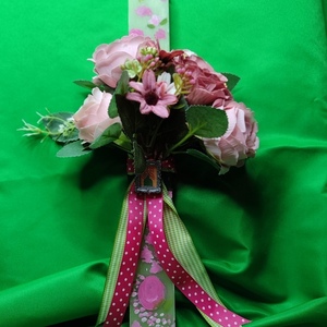 Χειροποίητη αρωματική λαμπάδα 35 εκ. "Floral" - κορίτσι, λαμπάδες, για ενήλικες, για εφήβους - 4