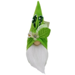 Ανοιξιάτικο νανάκι Πράσινο με λουλούδια - ύφασμα, διακοσμητικά