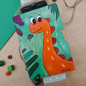 "Cool Dino" Λαμπάδα Πράσινη Αρωματική Πλακέ Ξυστή 30x3.5cm - αγόρι, λαμπάδες, για παιδιά, ζωάκια - 4