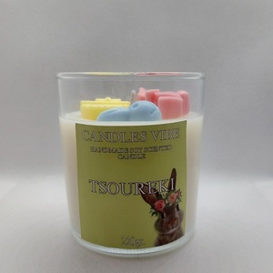 Easter Candle ΤΣΟΥΡΕΚΙ 220gr. - διακοσμητικά, soy candle - 2